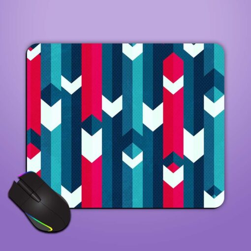 Blue Color Stripes Mouse Pad Zapvi