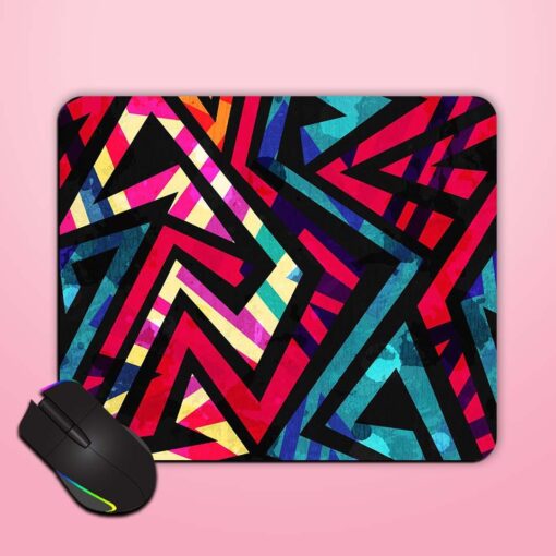 Bright Labyrinth Seamless Mouse Pad Zapvi