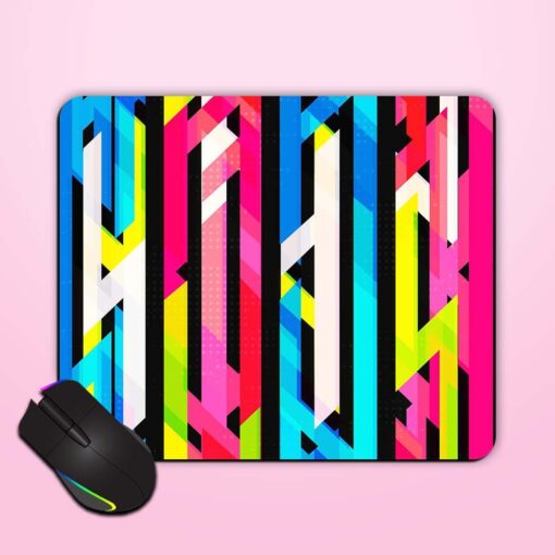 Bright Neon Seamless Mouse Pad Zapvi