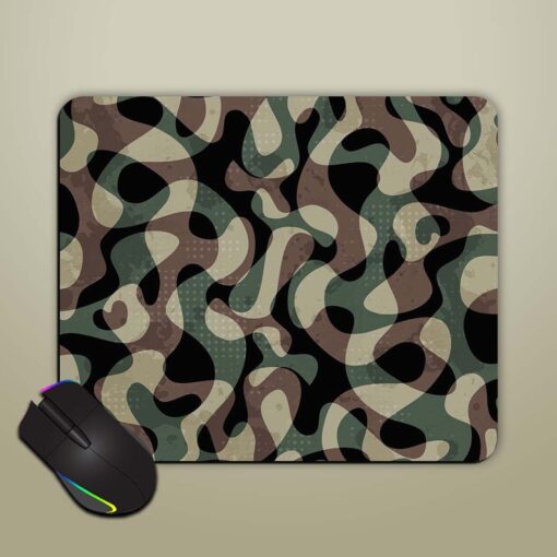 Camouflage Seamless Pattern Mouse Pad Zapvi