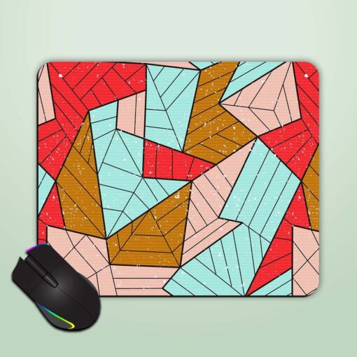 Cloth Mosaic Seamless Mouse Pad Zapvi