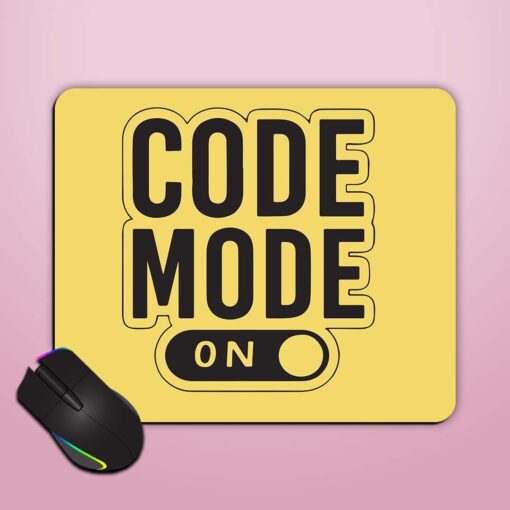 Code Mode On Mouse Pad Zapvi