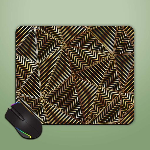 Gold Triangle Vector Mouse Pad Zapvi