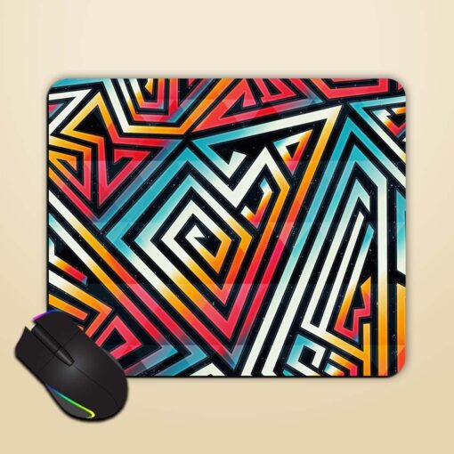 Graffiti Seamless Pattern Mouse Pad Zapvi