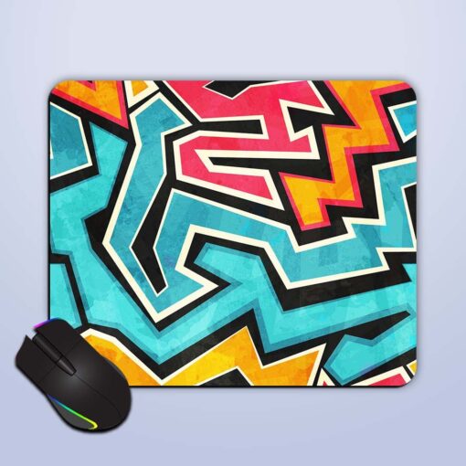 Grunge Graffiti Seamless Mouse Pad Zapvi