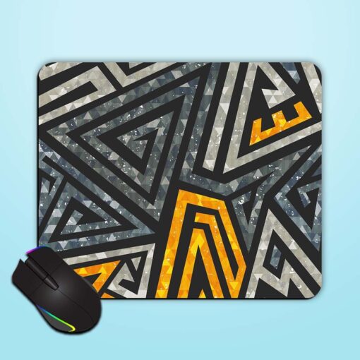 Grunge Maze Vector Mouse Pad Zapvi