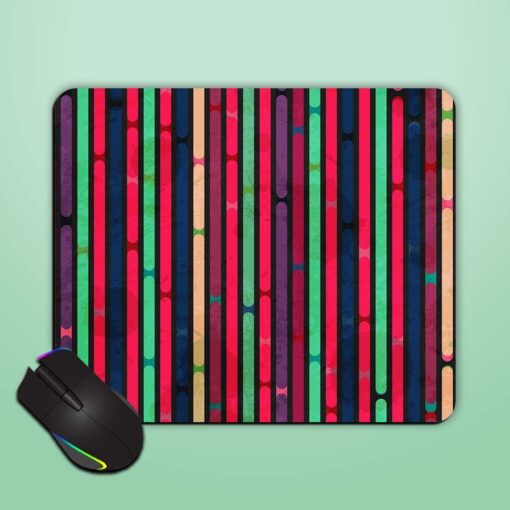 Retro Stripes Seamless Mouse Pad Zapvi