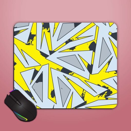 Seamless Abstract Geometry Mouse Pad Zapvi