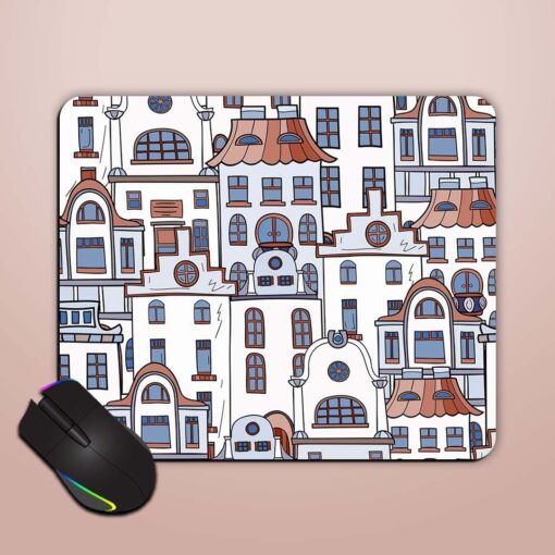 Seamless Pattern Handdrawn Mouse Pad Zapvi