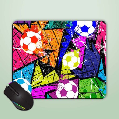 Seamless Textile Football Mouse Pad Zapvi