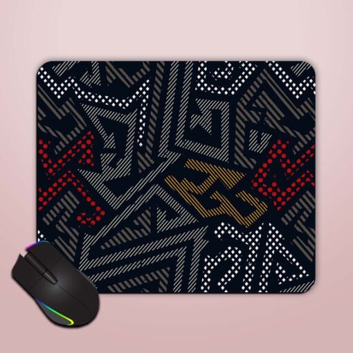 Urban Color Geometric Mouse Pad Zapvi