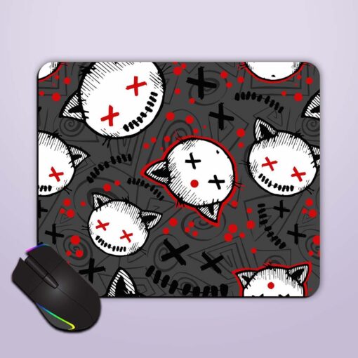 Vector Halloween Pattern Mouse Pad Zapvi