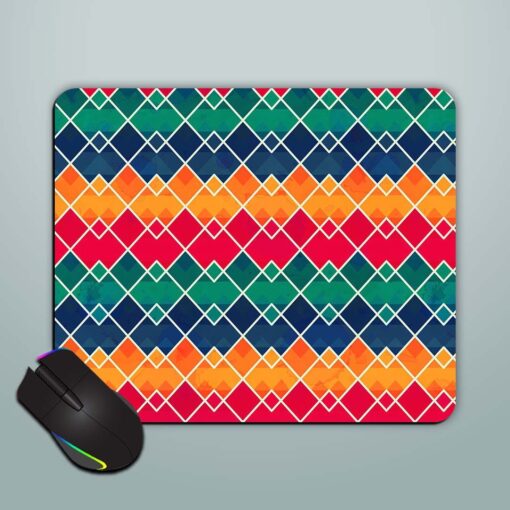 Vintage Geometric Vector Mouse Pad Zapvi