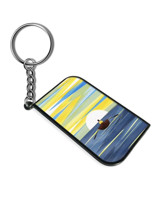 Rowing Person Ferry Paddle Keychain Zapvi