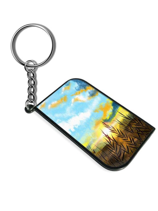 Autumn Fall Sunset Keychain Zapvi