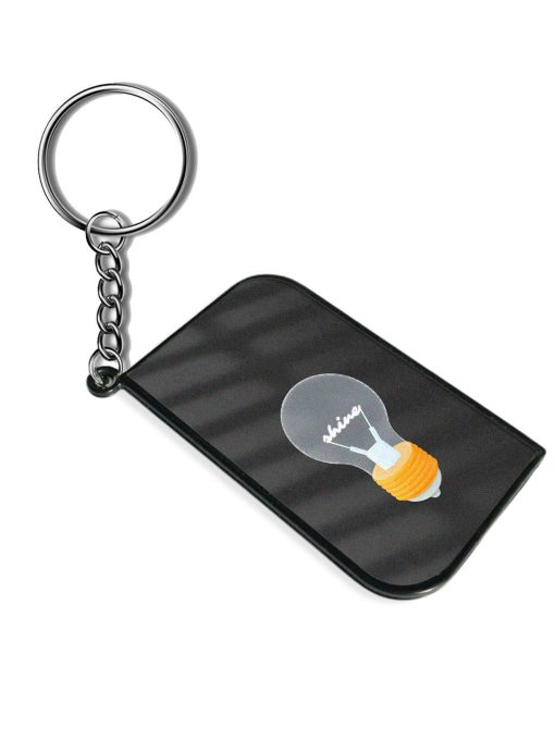 Bulb Background Keychain Zapvi