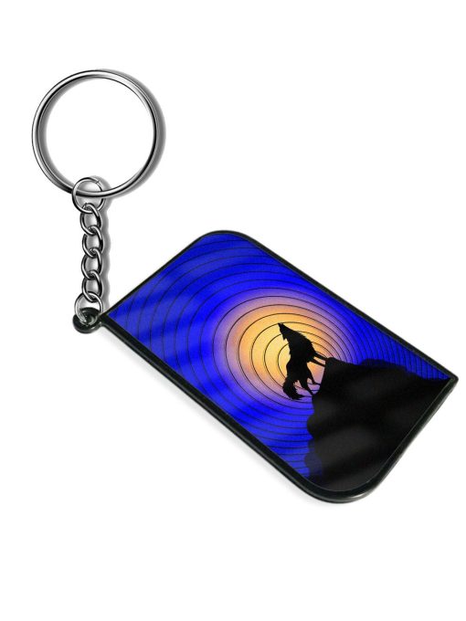 Fox Roaring Design Keychain Zapvi