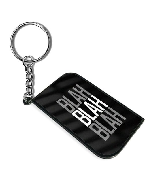 Blah Blah Blah Wallpaper Keychain Zapvi