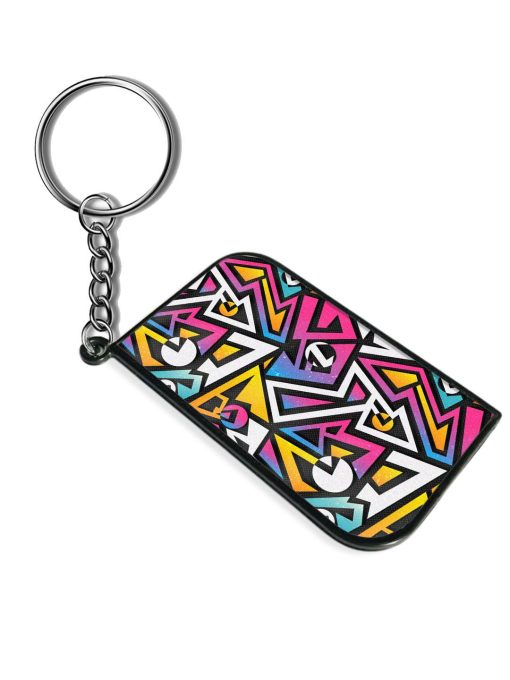 Abstract Music Geometric Keychain Zapvi