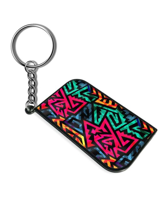 Bright Tribal Seamless Keychain Zapvi