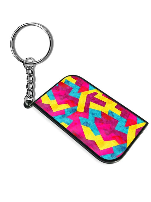 Bright Geometric Seamless Keychain Zapvi