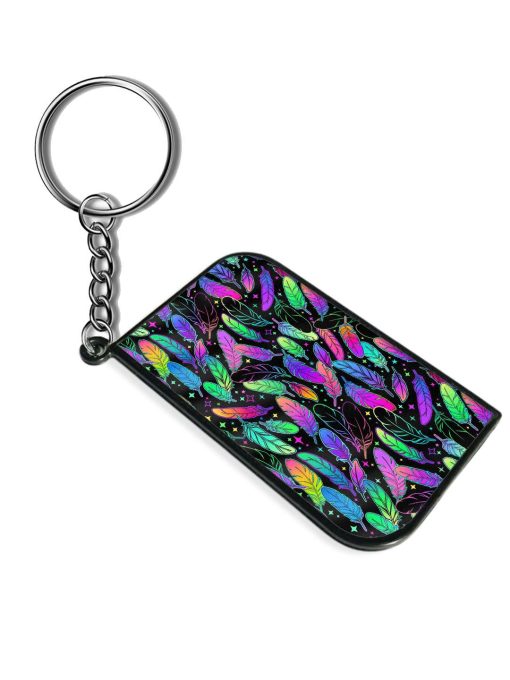 Bright Multi Colored Seamless Keychain Zapvi