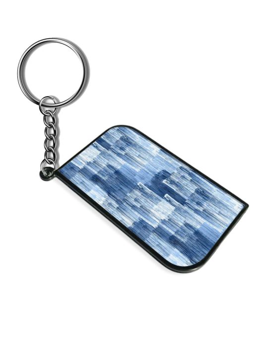 Abstract Pattern Stripes Keychain Zapvi