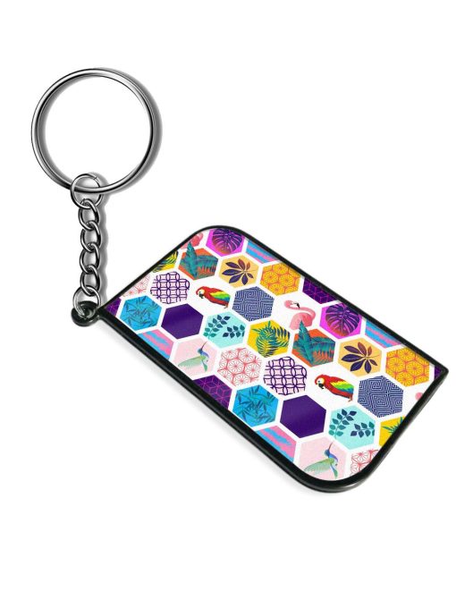 Vector Seamless Pattern Keychain Zapvi