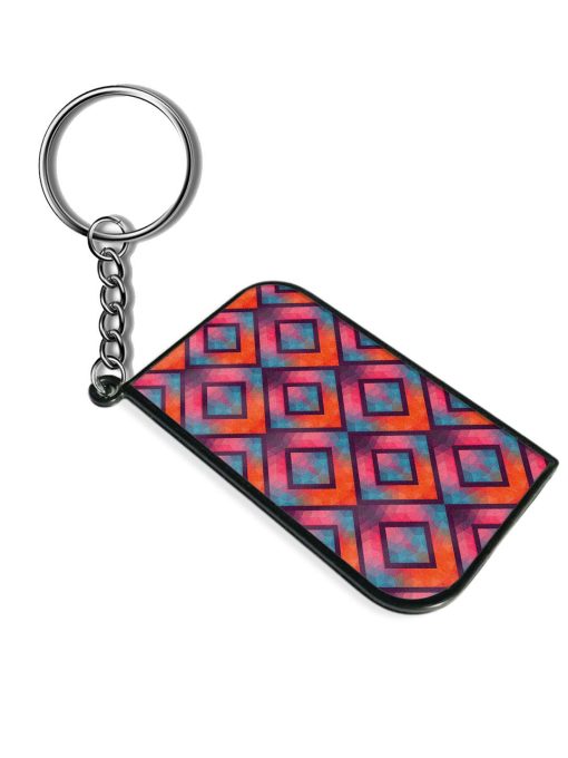 Retro Seamless Pattern Keychain Zapvi