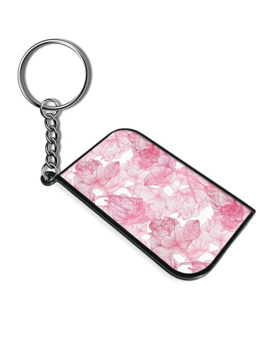 Elegant Seamless Pattern Keychain Zapvi