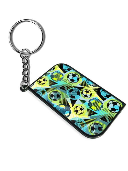 Seamless Textile Football Keychain Zapvi