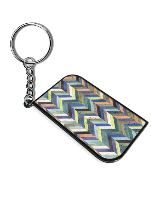 Chevron Random Color Keychain Zapvi