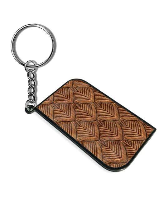 Carved Pattern On Keychain Zapvi