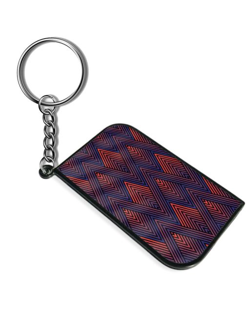 Vector Geometric Seamless Keychain Zapvi