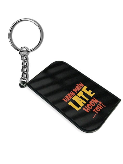 Humorous Hindi Quote Keychain Zapvi