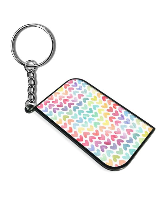 Seamless Colorful Watercolor Keychain Zapvi