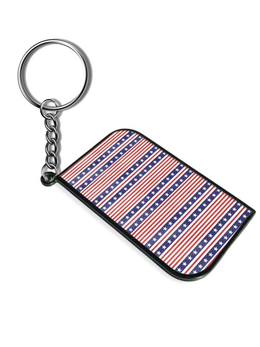 4Th July Stars Keychain Zapvi