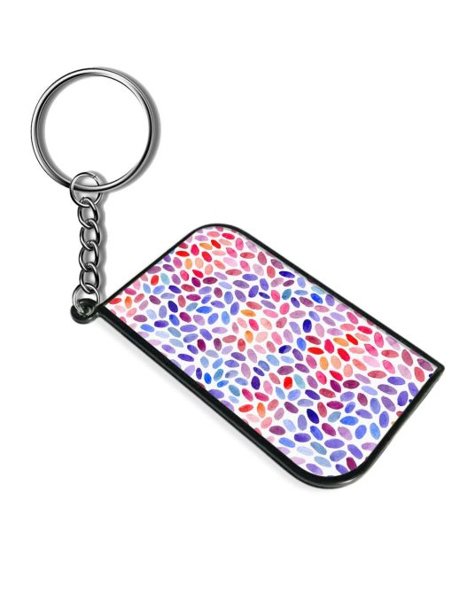 Watercolor Seamless Abstract Keychain Zapvi