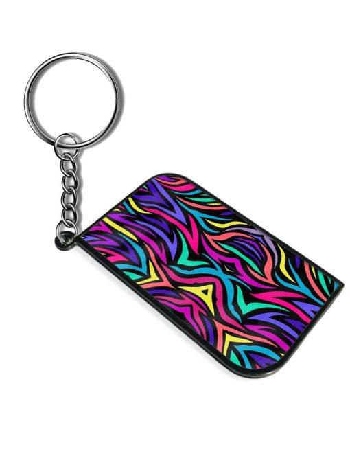 Abstract Seamless Tiger Keychain Zapvi