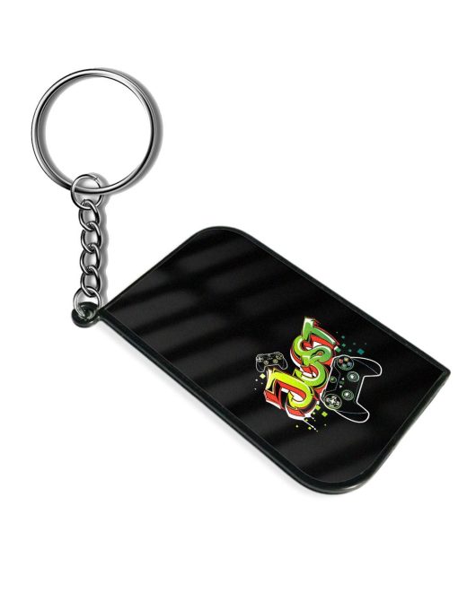 Graffiti Gamepad Illustration Keychain Zapvi