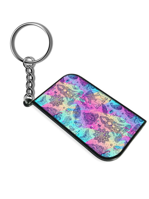 Colorful Rainbow Seamless Keychain Zapvi