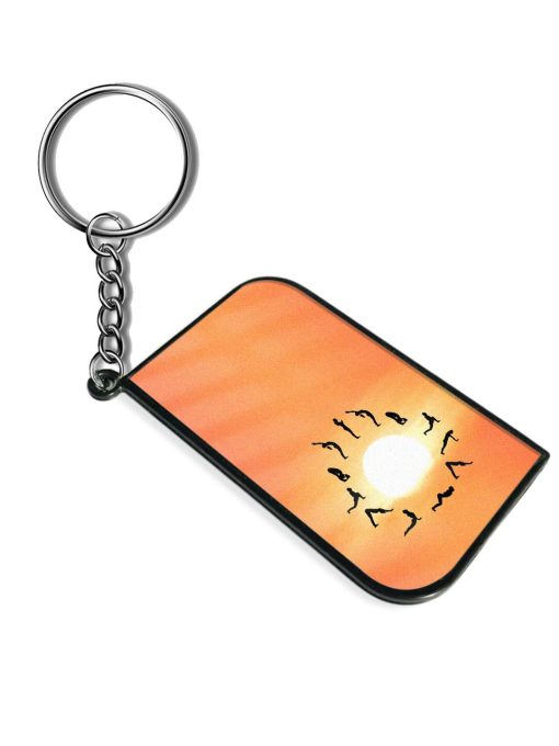 Sun Salutation Surya Keychain Zapvi