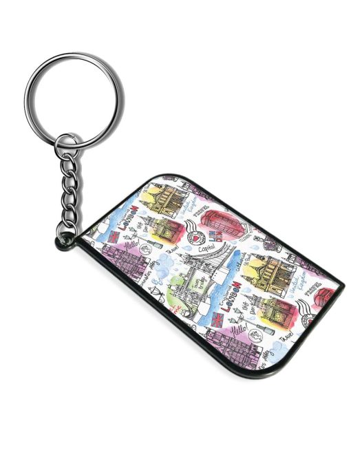 Vector London Landmark Keychain Zapvi