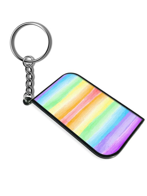 Watercolor Brush Stroke Keychain Zapvi