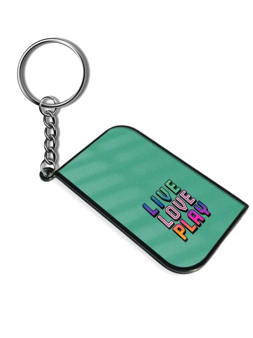 Live Love Play Keychain Zapvi