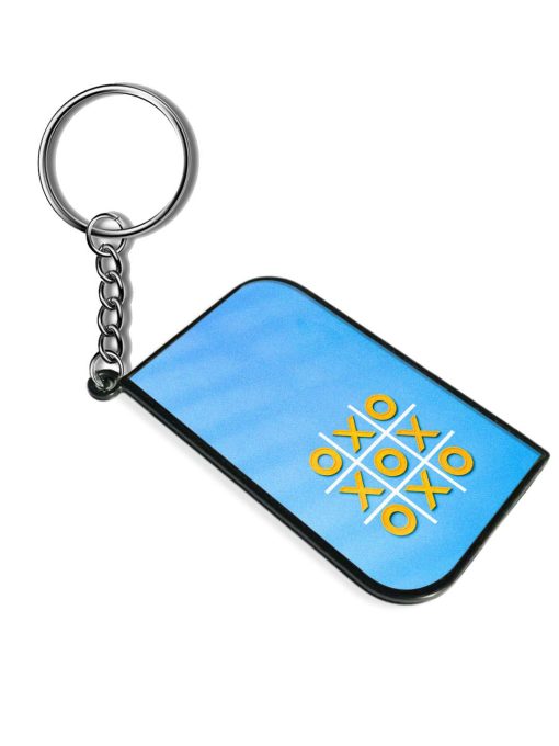 Yellow Plastic Crosses Keychain Zapvi