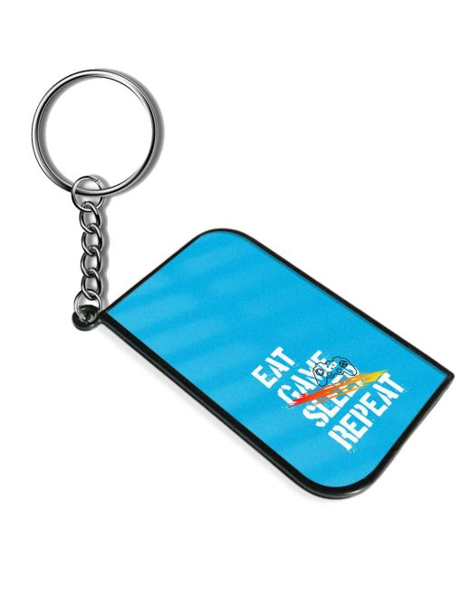 Eat Game Sleep Keychain Zapvi