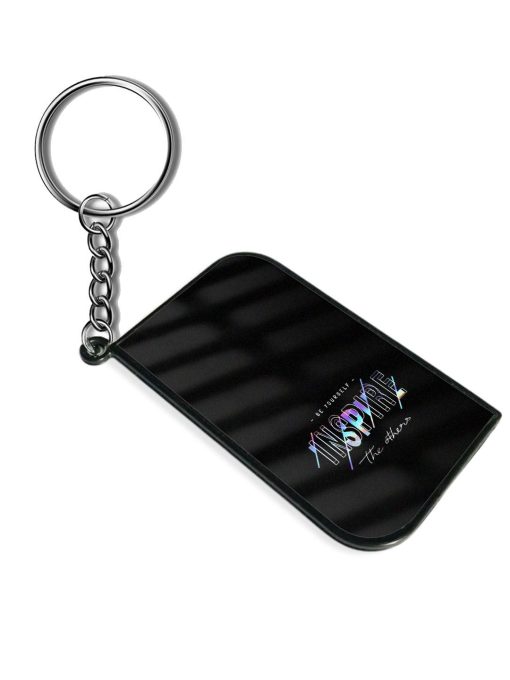 Inspire Slogan Holographic Keychain Zapvi