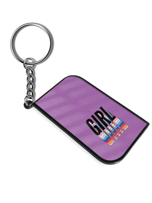 Slogan Girl Phrase Keychain Zapvi