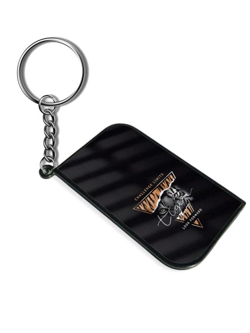 Tiger Slogan Black Keychain Zapvi